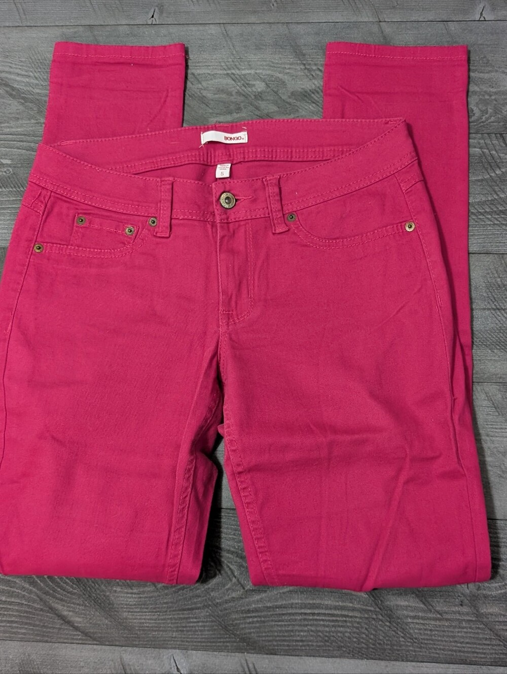 Pink Raspberry Bongo Juniors Pants Size 5
